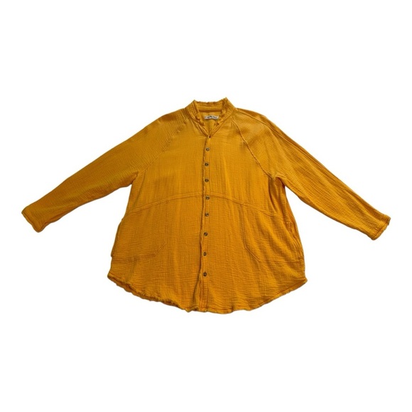 We The Free Summer Daydream Button Down Shirt - Size Large - Picture 4 of 14